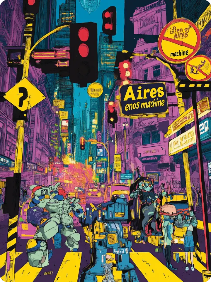 ai flyer estilo futurista usando ai ease