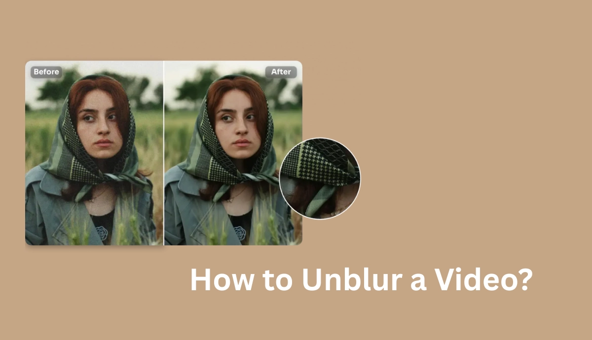 how to unblur a video with ai ease
