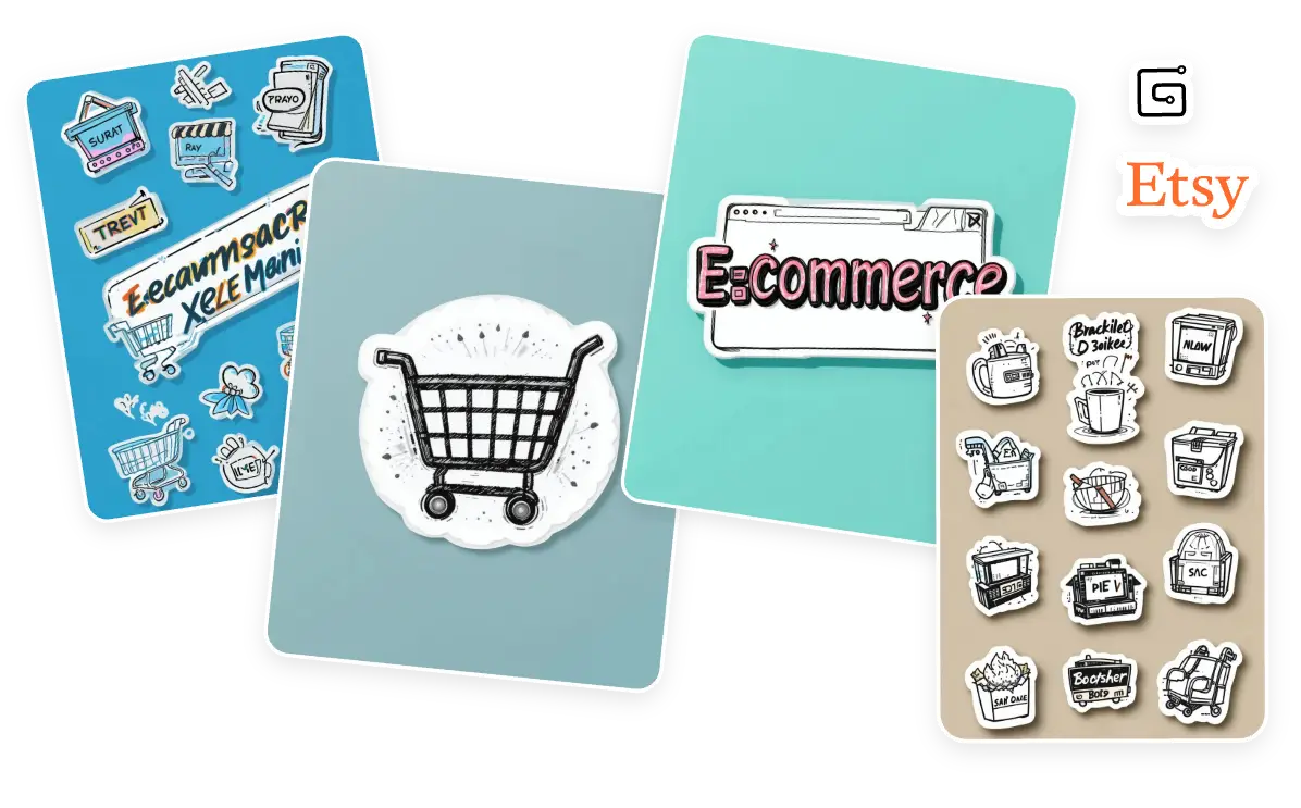 autocolantes de desenho online