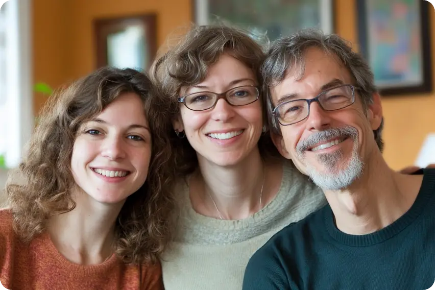 realistic ai family photos generated by ai ease