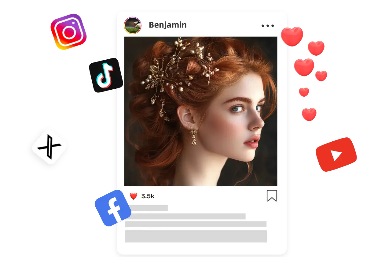 share your prom hairstyle on social media