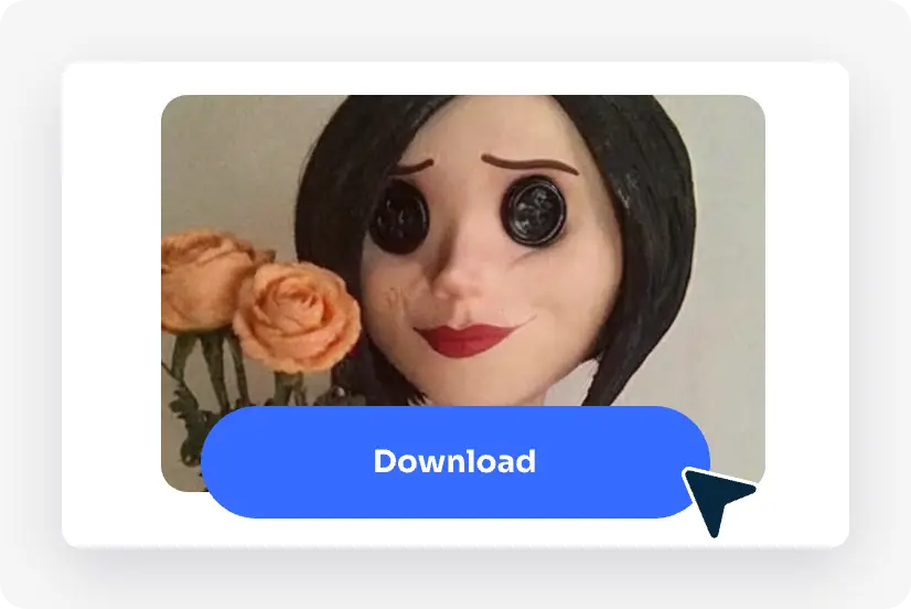 step 3 to use caroline filter and download the picture