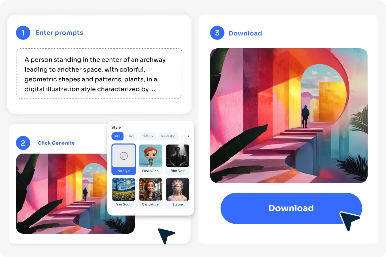 steps to use ai ease ai concept art generator