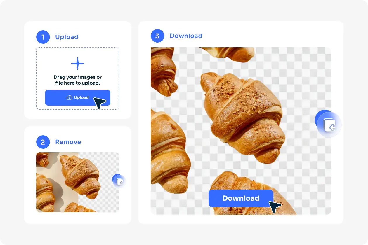 carregar um ficheiro zip e remover fundos em massa com o ai ease removedor de fundos em lote