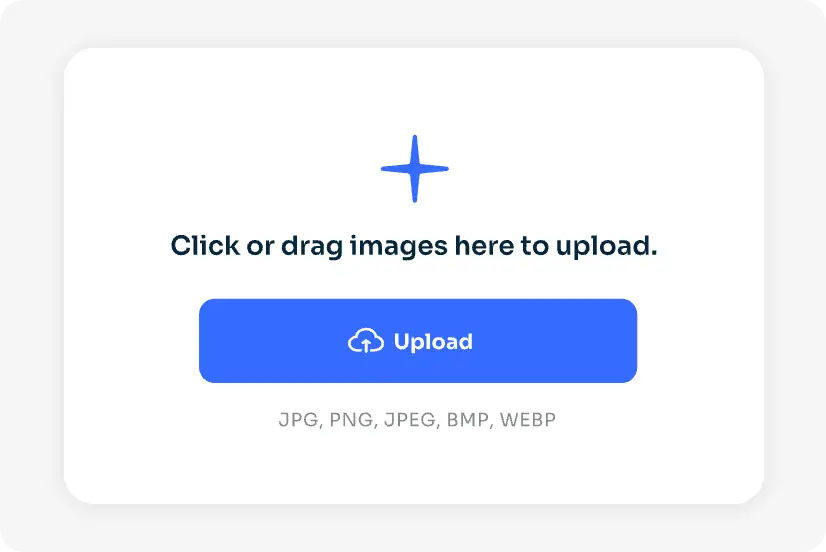 subir una imagen a ai ease editor de texto de imagen en línea