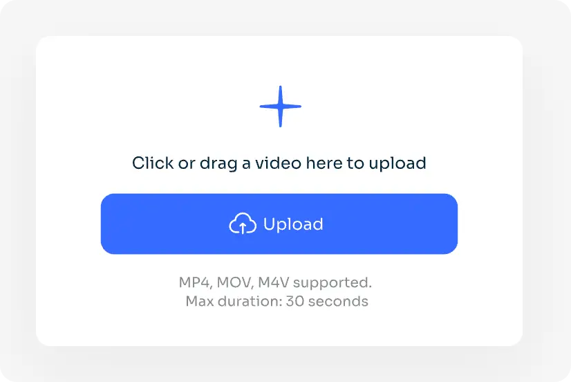 画像をaieaseのai動画編集ソフトにアップロードする