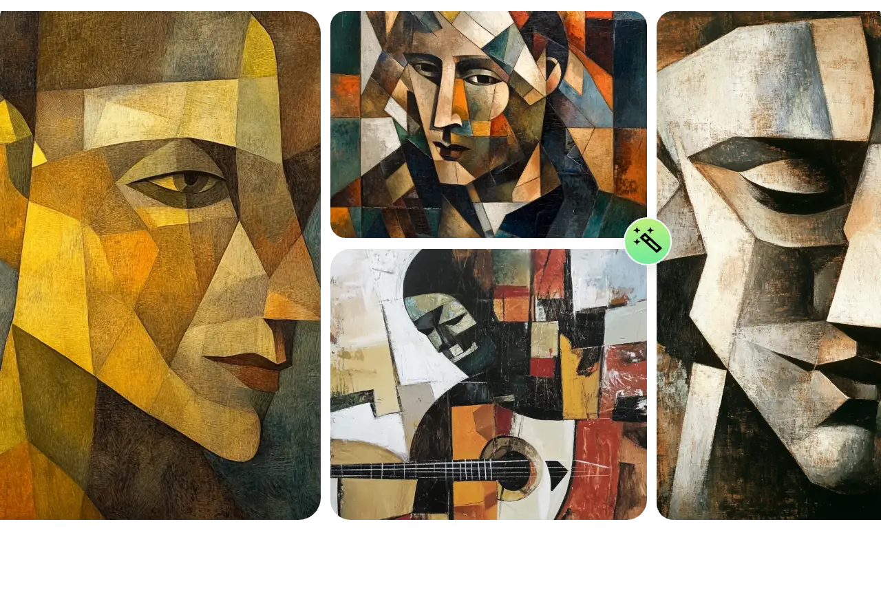 use ai ease cubism generator to create your cubist art