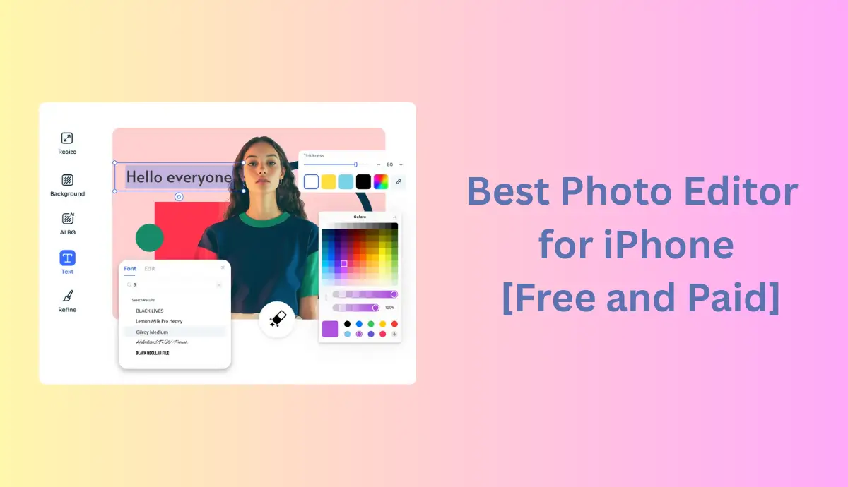 The Best Photo Editor for iPhone in 2025 [Free and Paid]