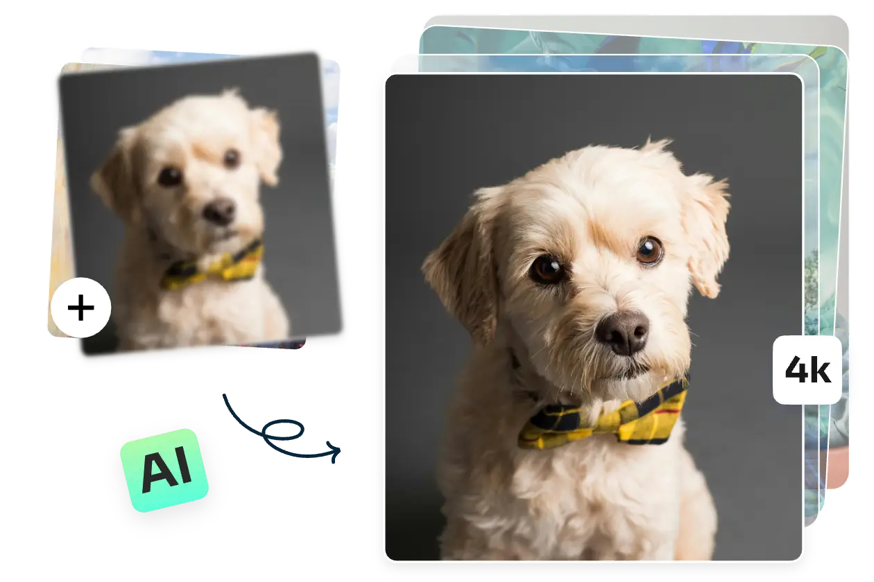 Convierte por lotes la resolución de varias fotos a 4k con el escalador 4k gratuito AI Ease