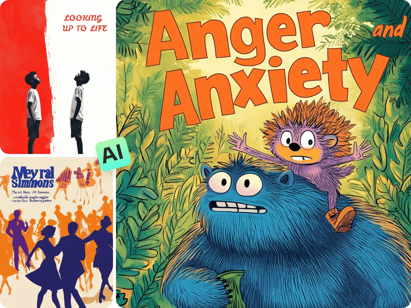 Bilderbuch- und Romaneinbände für Kinder