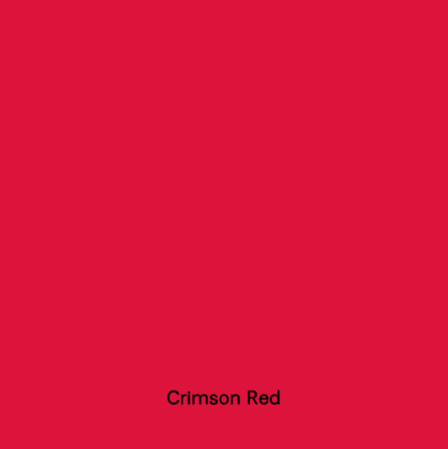 comparar el rojo carmesí con el rojo escarlata