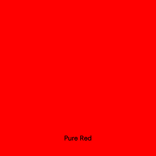 comparar el rojo puro con el rojo escarlata
