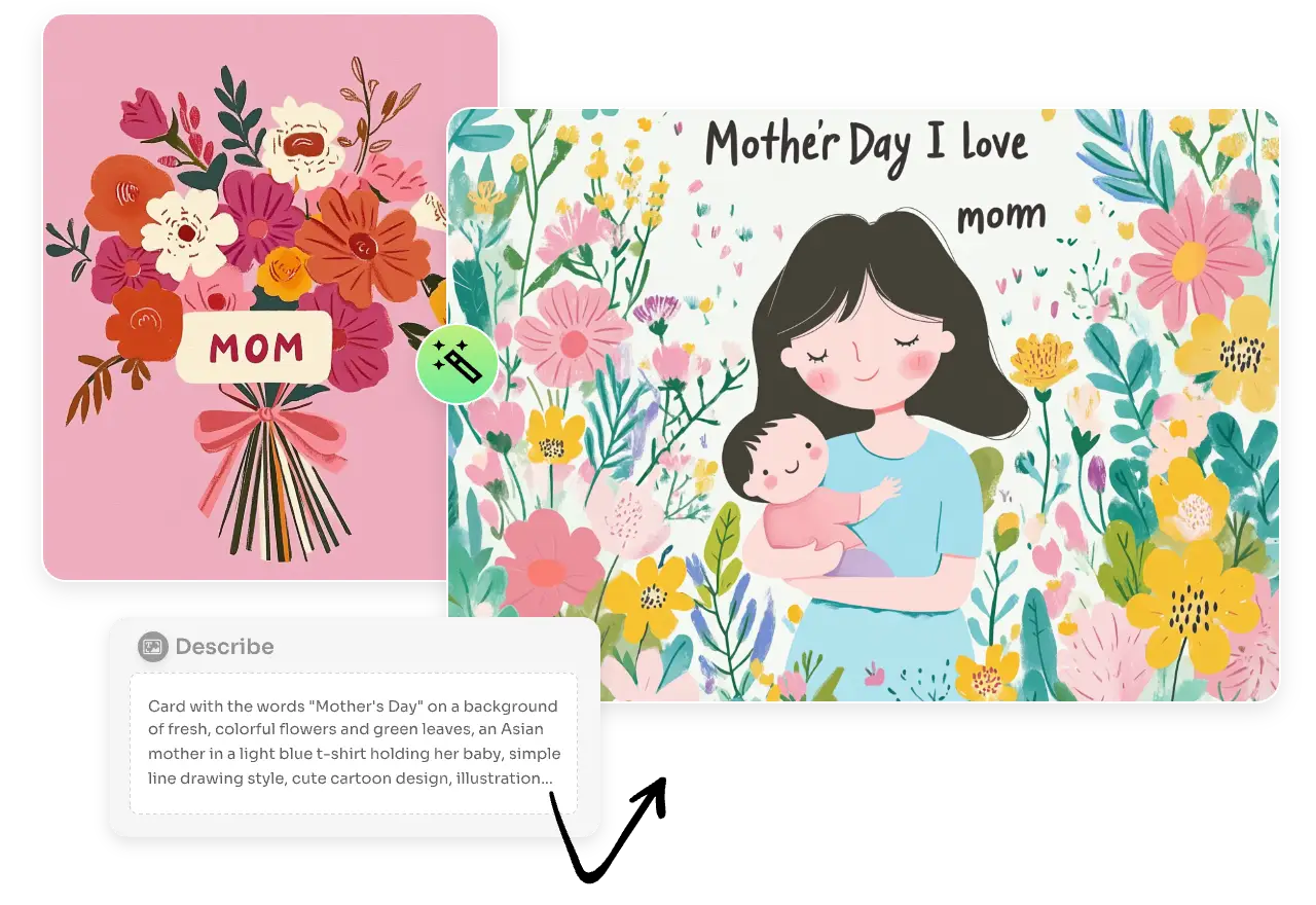 descrivete a parole i vostri regali per la festa della mamma