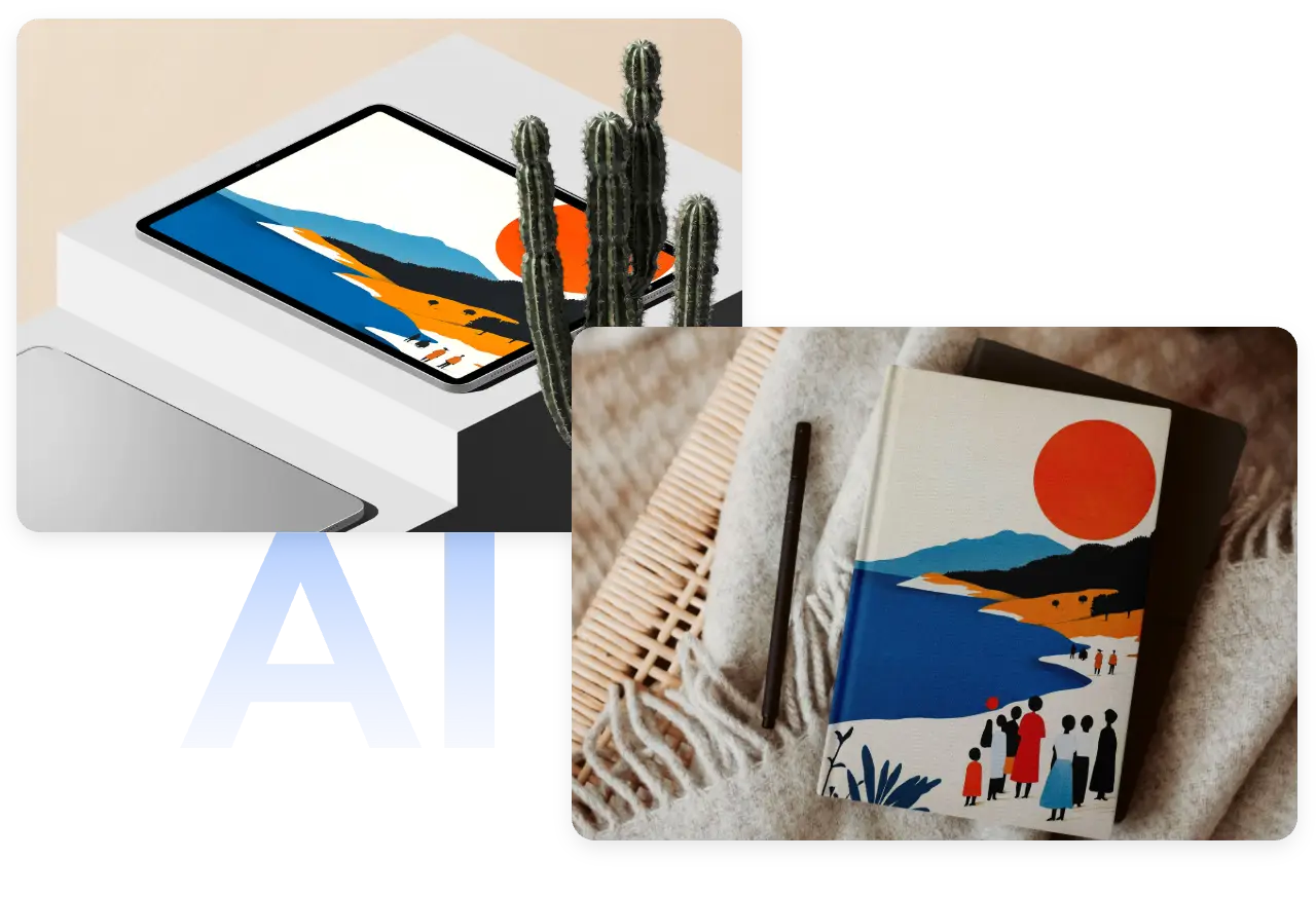 E-Book-Einband und physischer Bucheinband