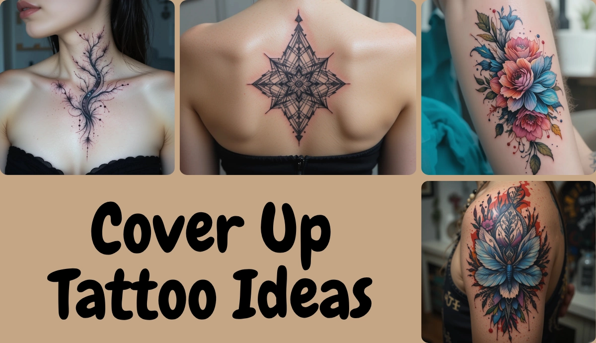 four examples for cover up tattoo ideas