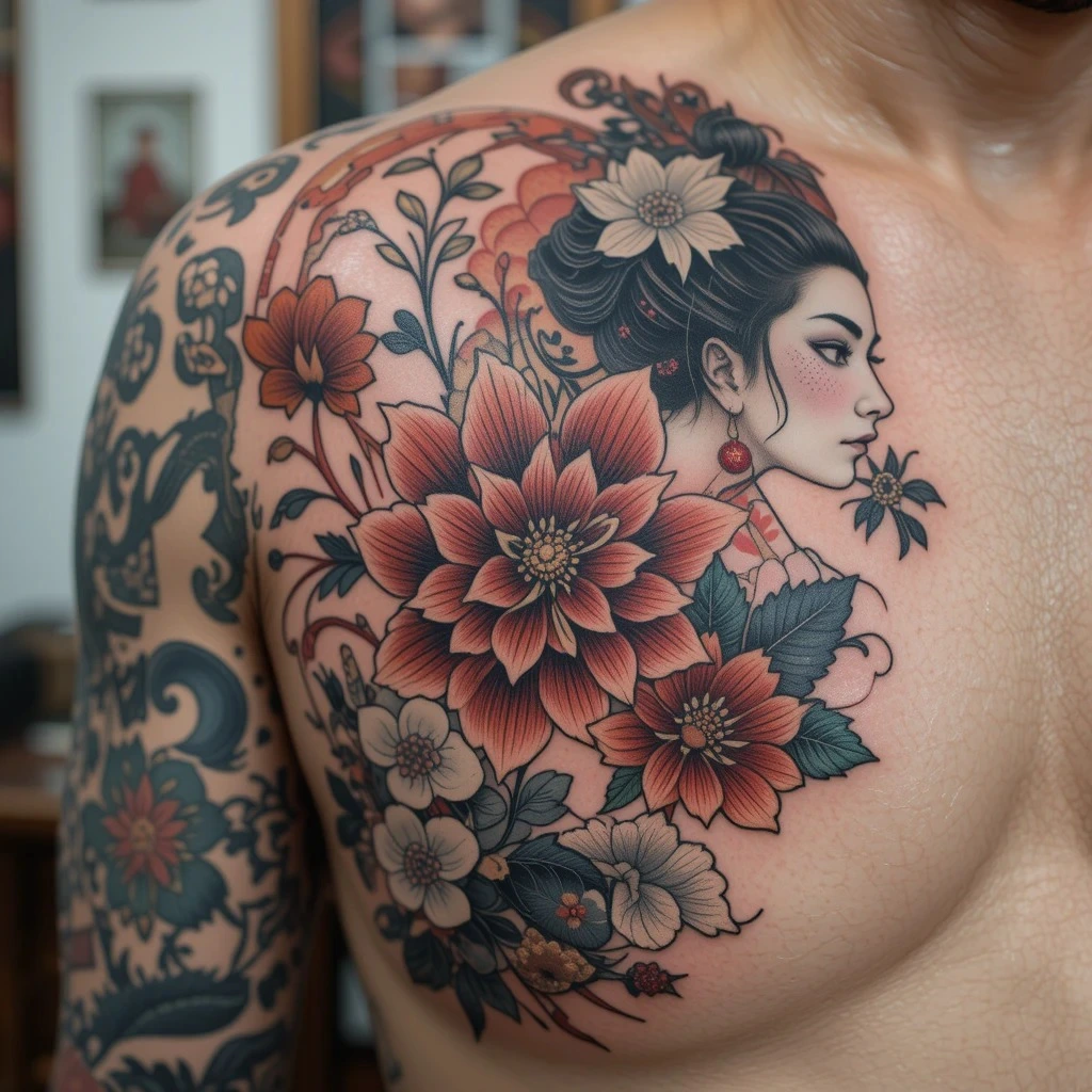 Japanese tattoo for your cover up tattoo ideas for male and female