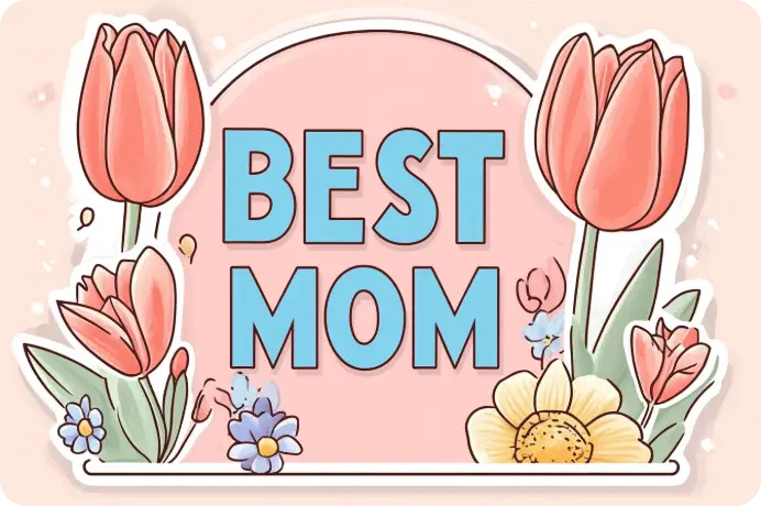 母の日カードのアイデア例3