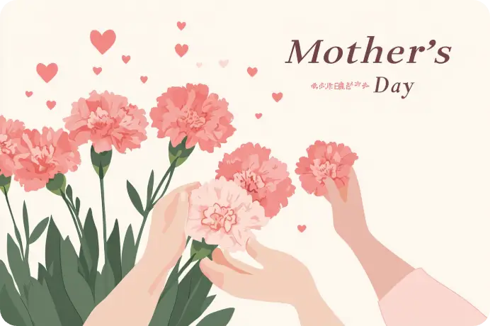 母の日ポスターのアイデア例3