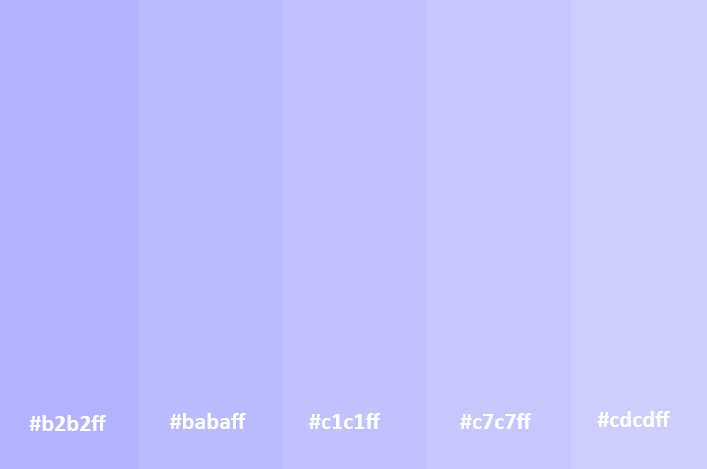picture of mauve over color palette