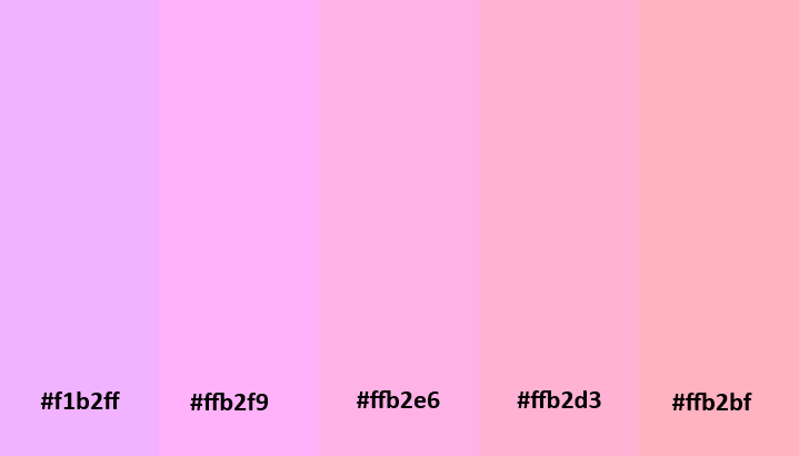picture of mauve pink color palette