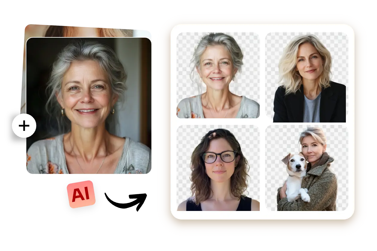 remover fundos de fotografias do dia da mãe para edição em lote