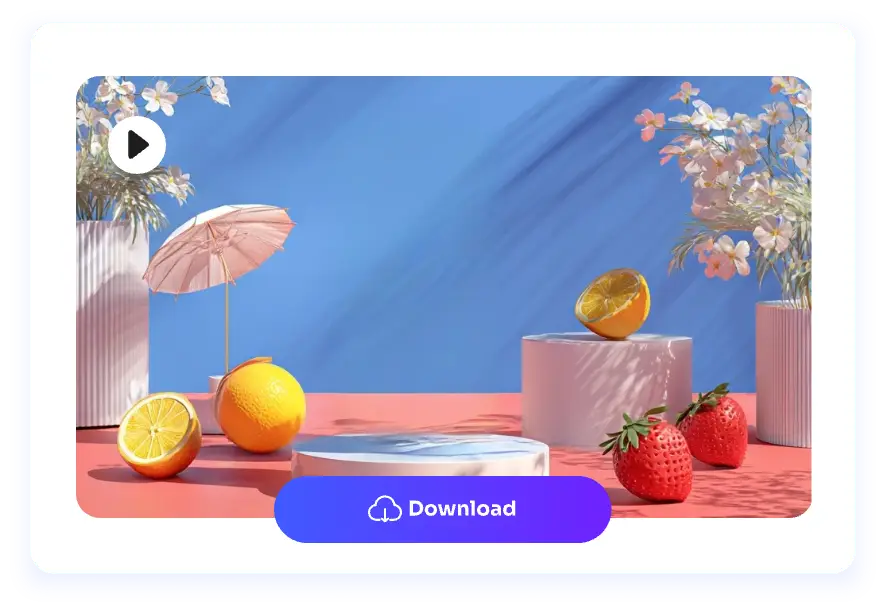 escena veraniega tras retirar la lata de refresco del vídeo