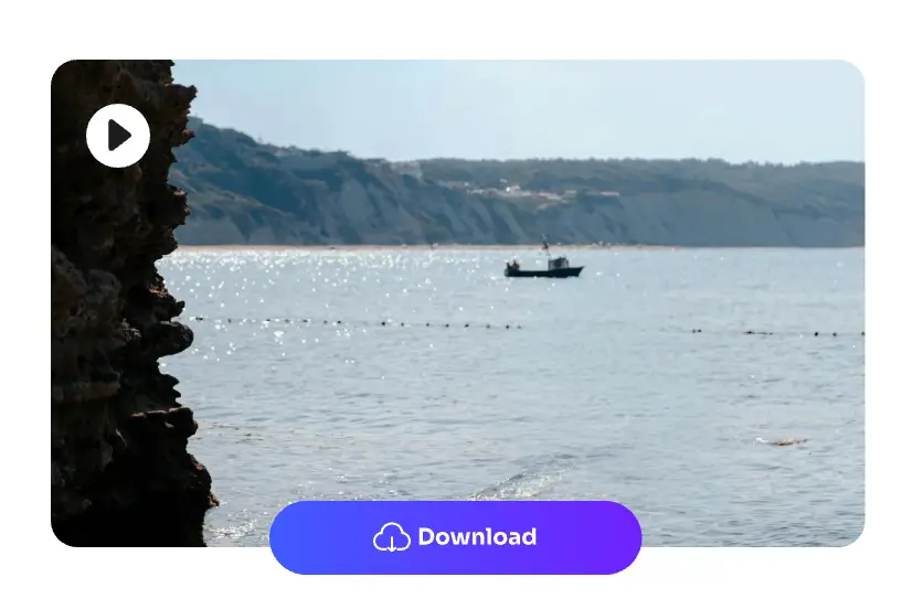 step 3 to download the videos after removing people from video