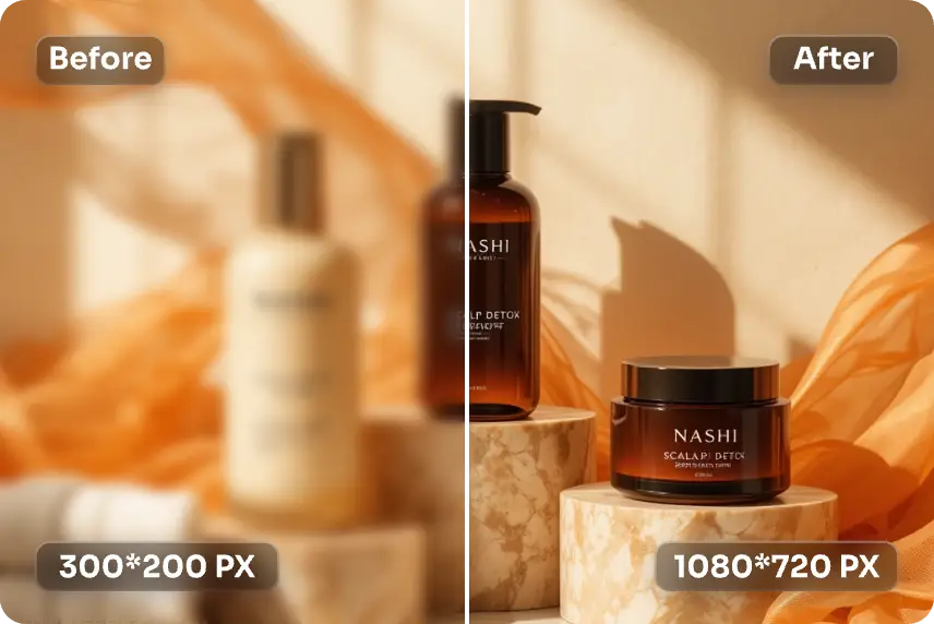 the before and after effect of improve e-commerce product