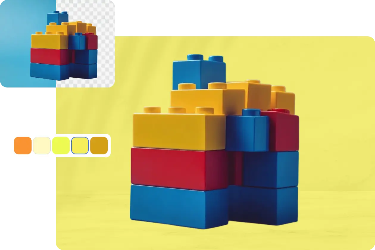 verschiedene gelbe Farben für Hintergrundwechsel