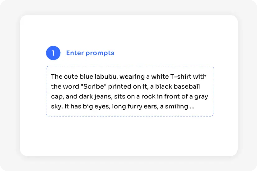 describe your ideal labubu doll in a few words with ai ease