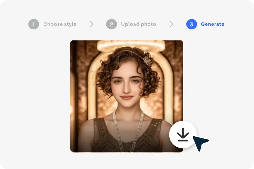 ottenete un avatar elegante e scaricatelo all'istante con il generatore di avatar aiease ai