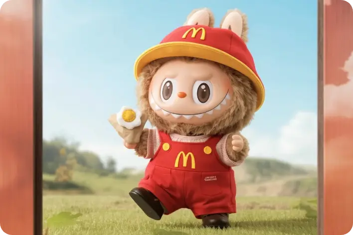 mix and marshup a labubu doll with mcdonalds