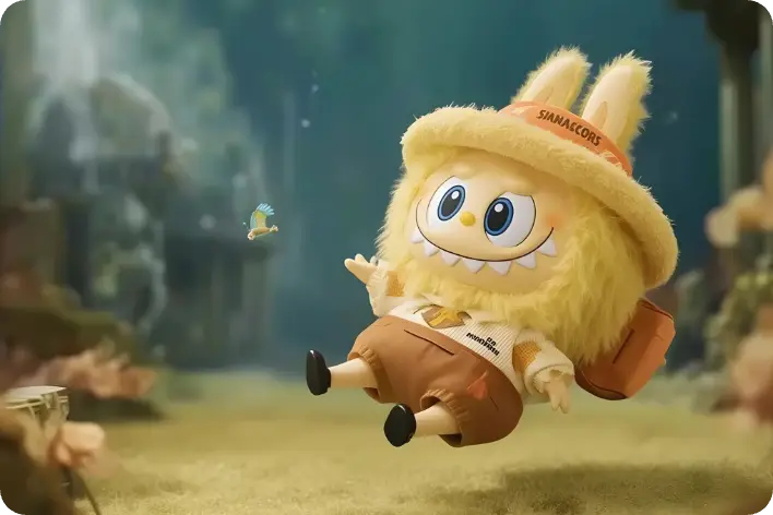 mix and marshup a labubu doll with spongebob squarepants