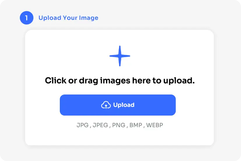 upload a photo needing sticker removal