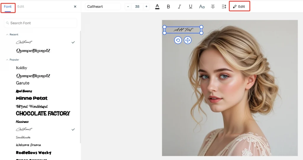 點選前方選擇簽名樣式