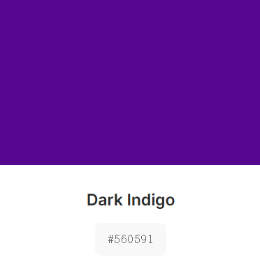 the dark indigo color and dark indigo color hex