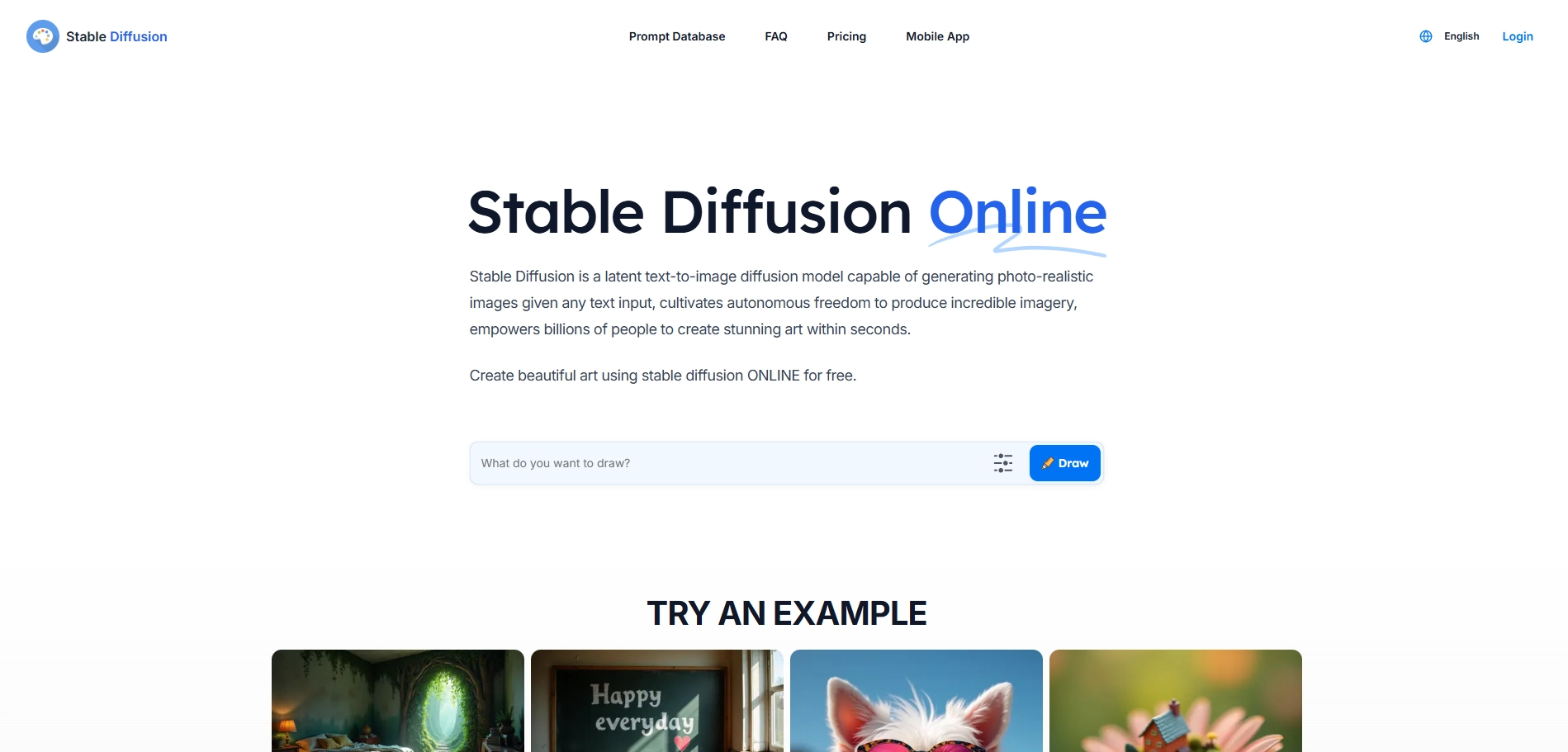 the interface of stable diffusion image generator as leonardo ai alternative