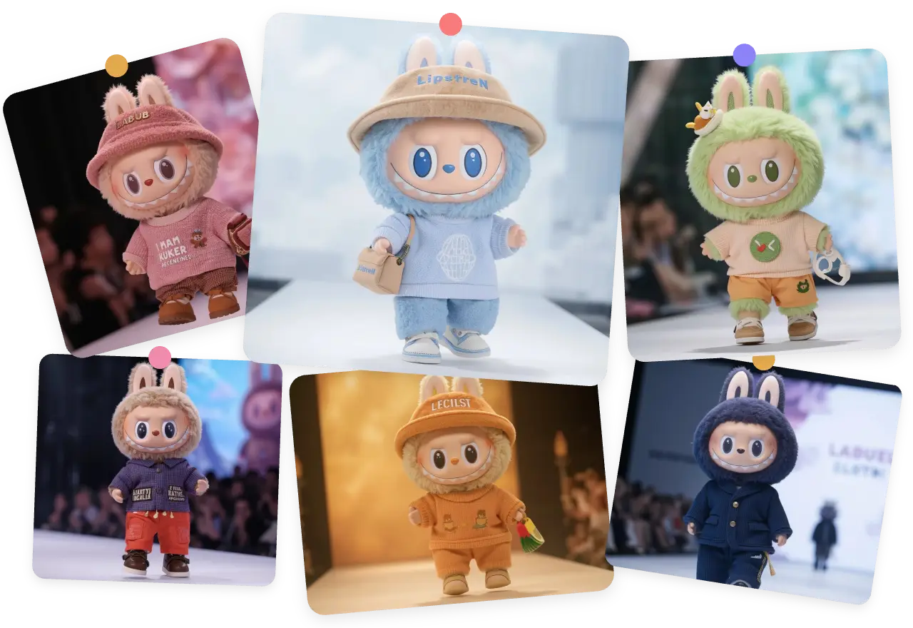 use ai ease labubu generator to create a labubu secret edition