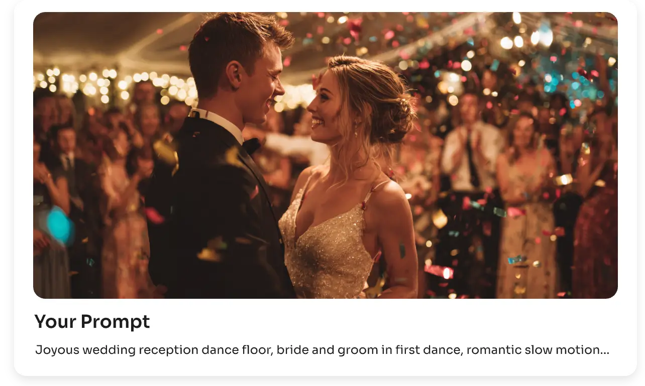 utilizar o gerador de imagens de casamento ai ease para criar uma imagem de casamento ideal através da introdução de texto