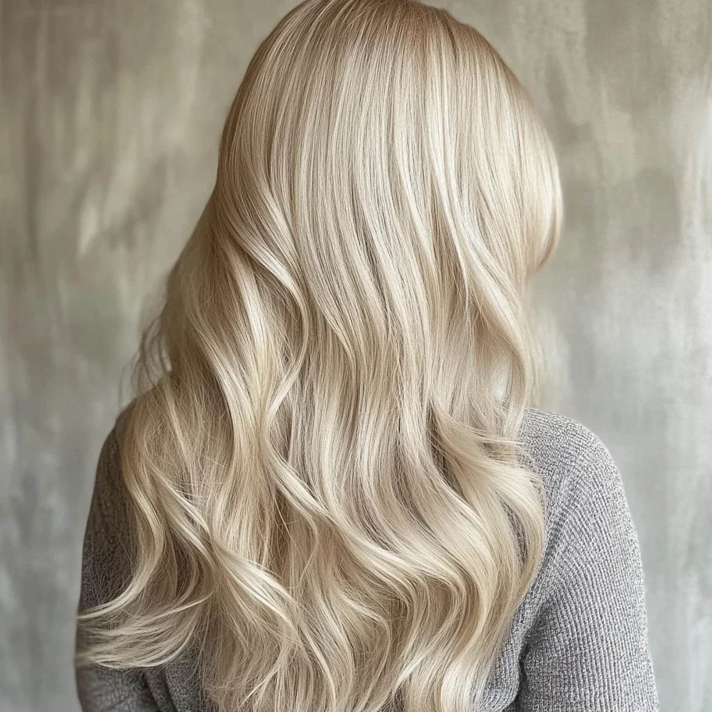 a woman with soft golden waves hairstyle for blackpink concert
