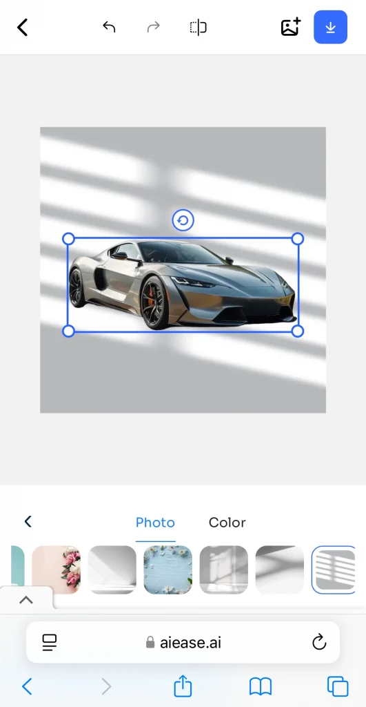 how to overlay photos on ai ease