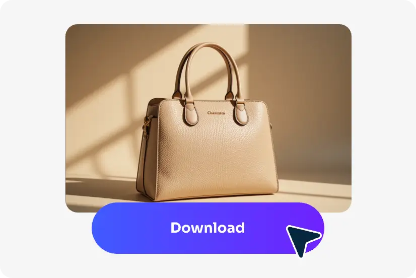 a screenshot of generating and downloading ai stock images from AI Ease