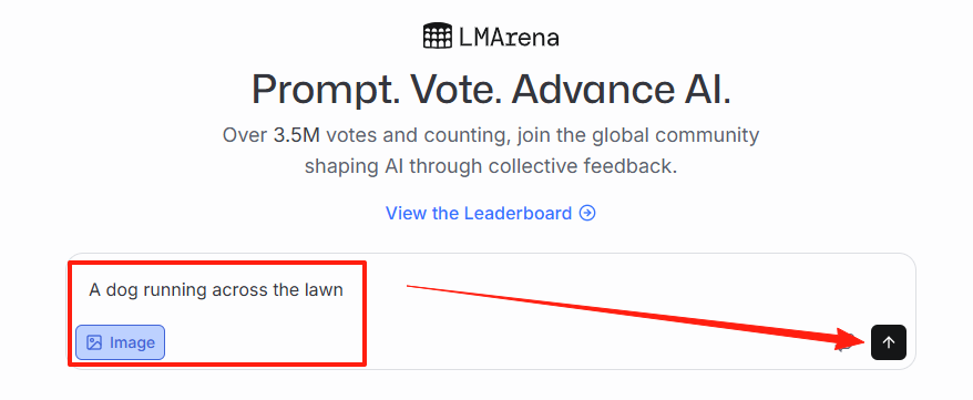 screenshot of entering a text prompt to generate an ai image with nano banana