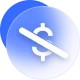 gradiente azul icono libre