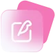 pink gradient privacy protected icon