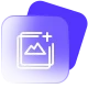 removing sticker from photo: layer separate icon